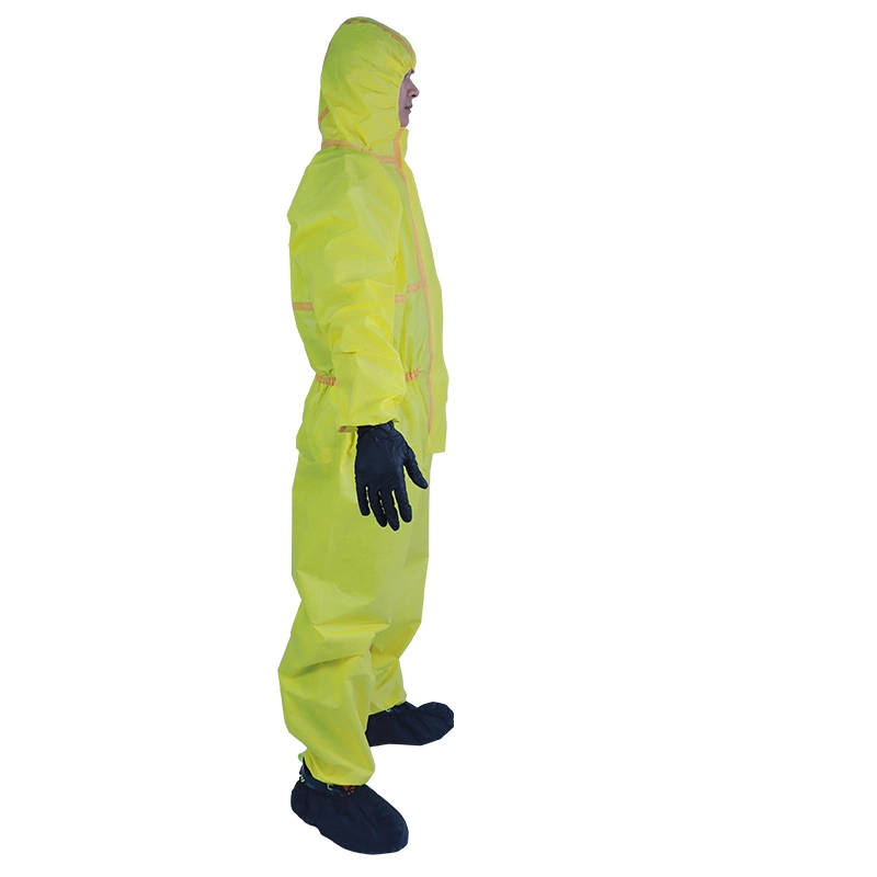 Type 3/4 Microporous Chemical Protective Anti Pneumonia Medical Non Woven Disposable Coverall