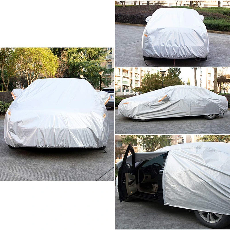 Car Cover Waterproof Automatic Blue Folding Car Cover Full Set Car Body Cover