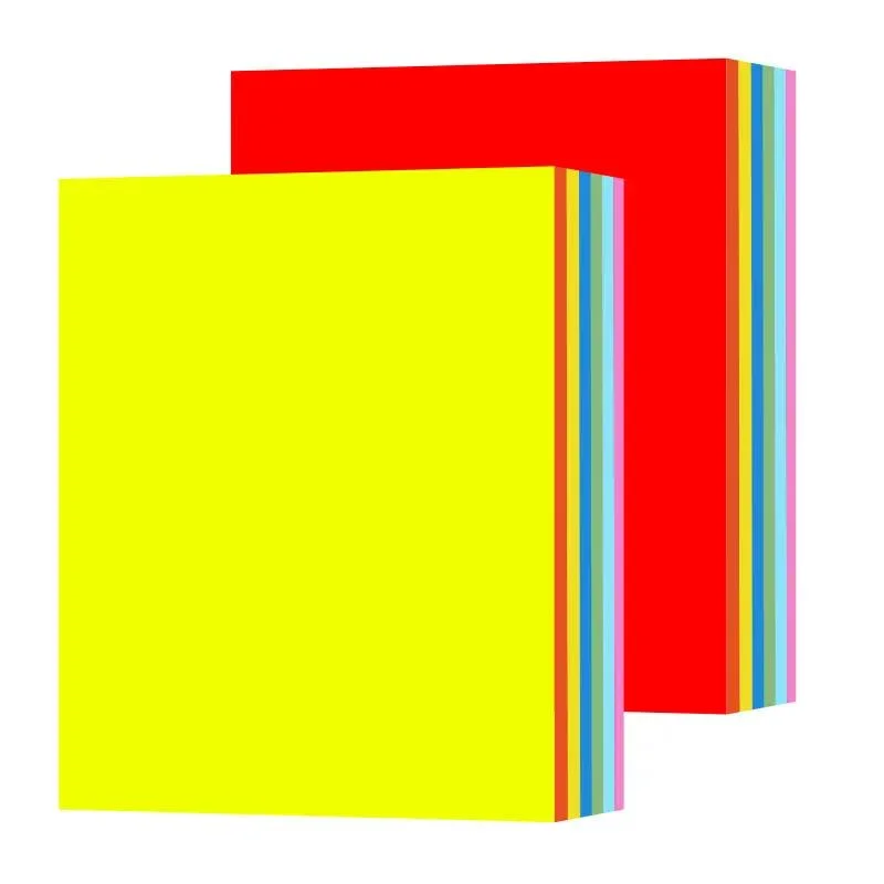 100 Blatt A4 Größe verschiedene Farben Baupapier Malpapier Für Handwerk