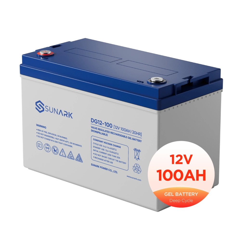 Delta batería recargable de ciclo profundo de nuevo diseño gel 12V 100Ah Productos químicos