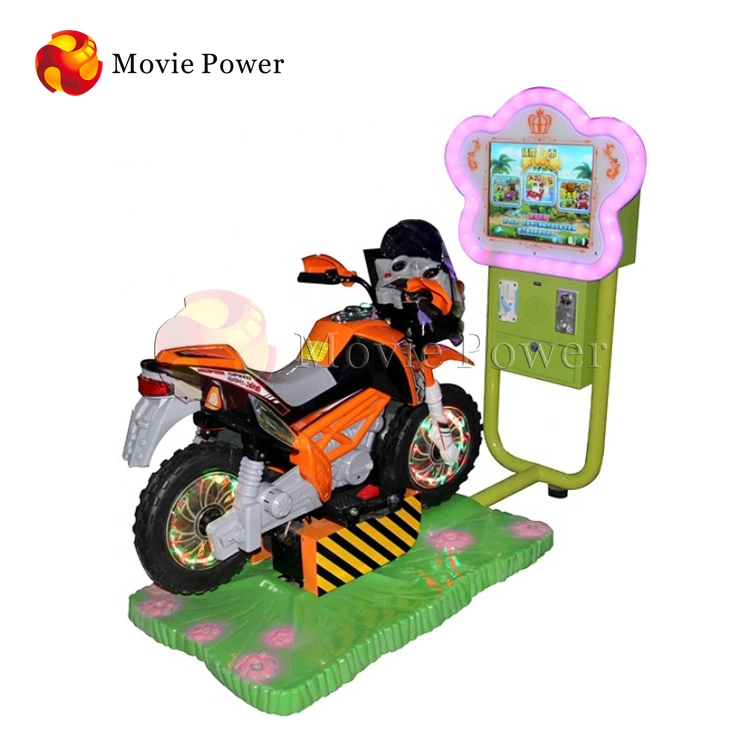 Motor Style Kids Motor Arcade Game Machine Coin Operated Motorbike Games