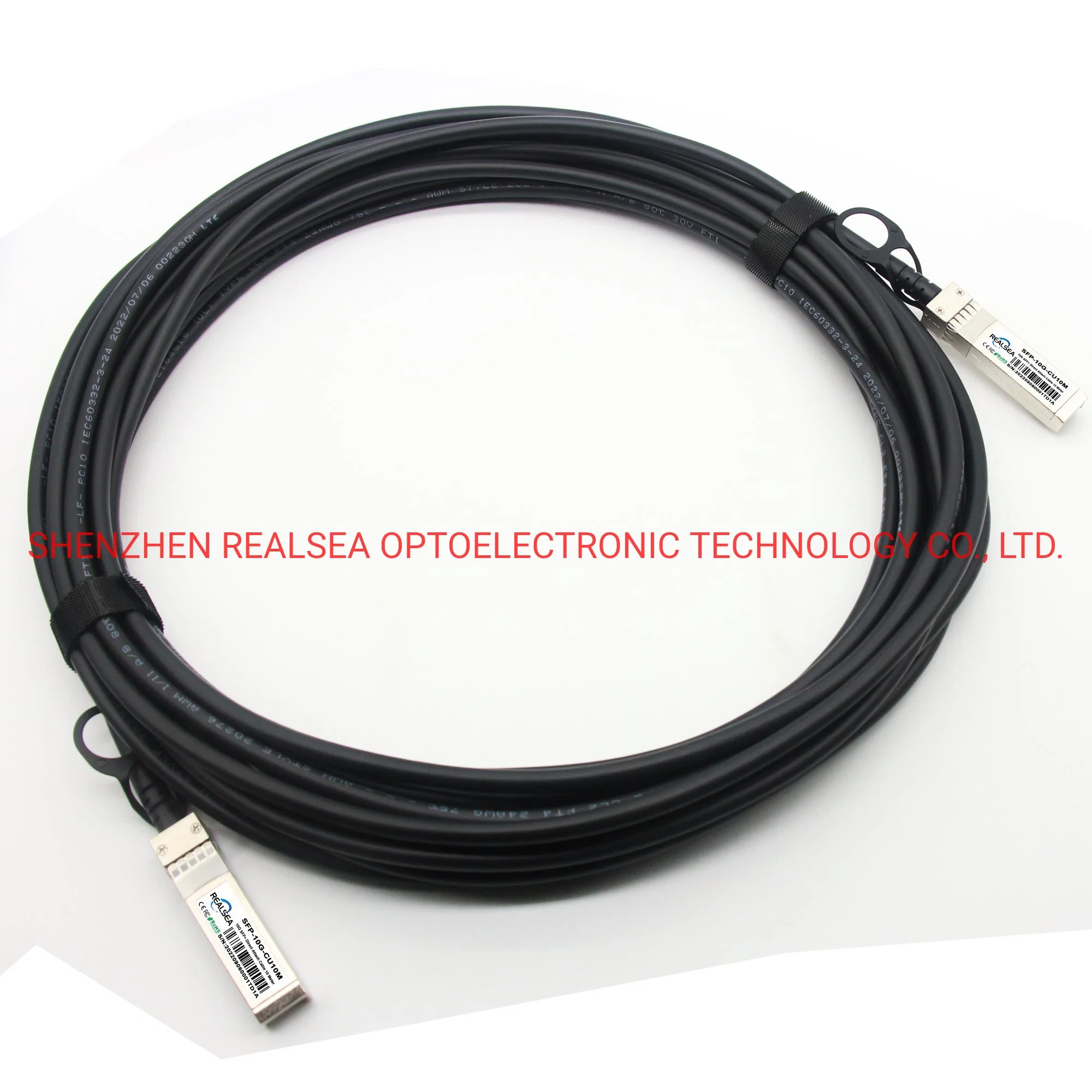 Compatible 10g Dac Cable SFP+ to SFP+ Direct Attach Copper Twinax Cable Dac