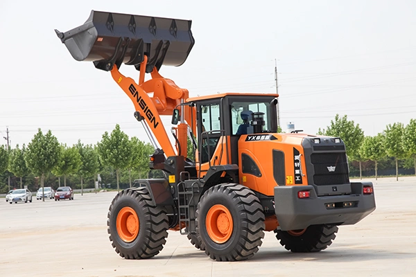 Chinesische Baumaschinen 5 Ton Radlader Ensign Yx655 mit Mechanische Steuerung