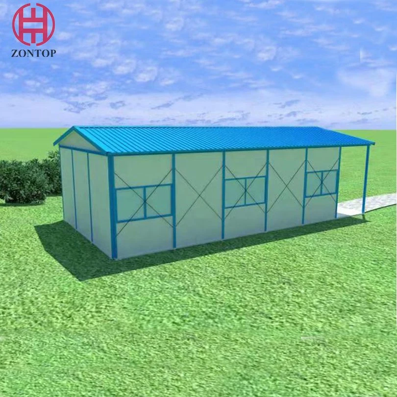 Customized Prefab Sandwich Panel Steel Modular Houses for Car Parking Prefab Garage Apartment in Philippines