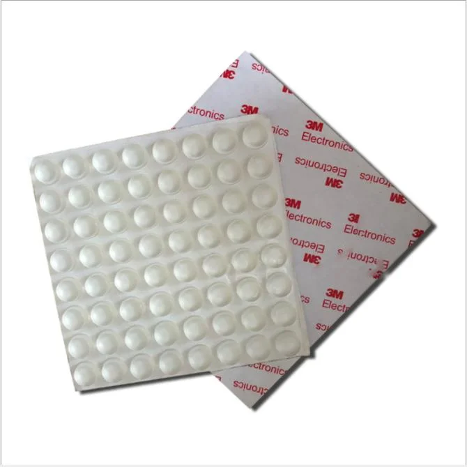 Proteção autocolante em borracha de silicone para-choques da porta para cadeira de pés à prova de água Almofadas de móveis de anilha circular antideslizante em espuma