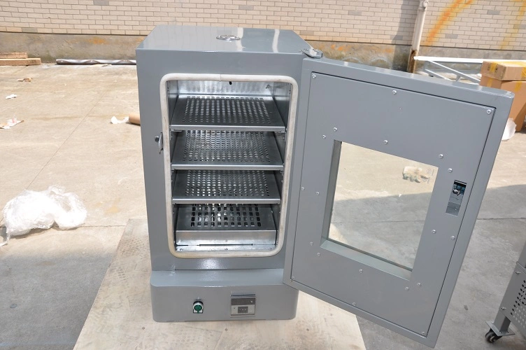 Lab Powder Coating Curing Drying Oven for Small Metal Part with Spray Gun