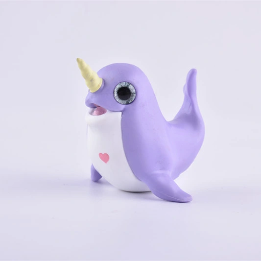 PVC Toys البلاستيك طفل صغير الاستحمام Animal Purple Bath Toys