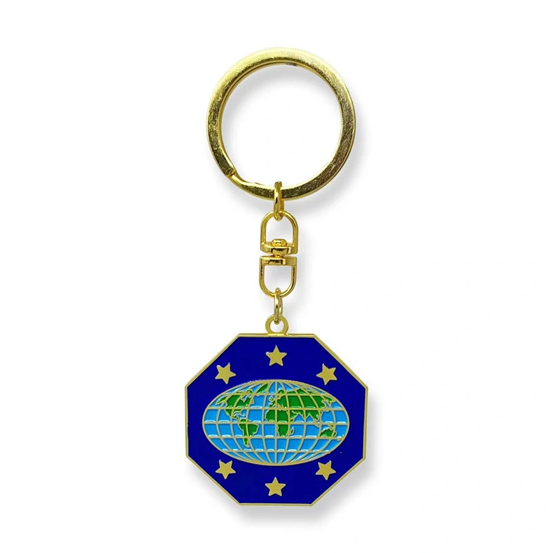 Custom Oman Symbol 3D Metal Key Ring in 50mm