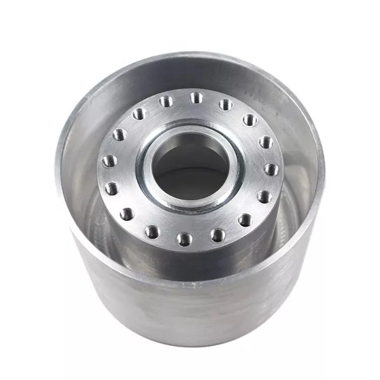 Metal Lathe CNC Turning Service Parts Carbon Stainless Steel Titanium Flange Sleeve Welding Flange Flat Welding Flange