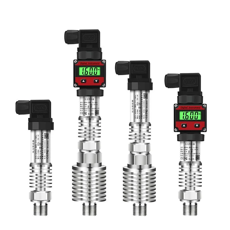 Combustible industrial de alta temperatura Sensor de presión con display LCD LED