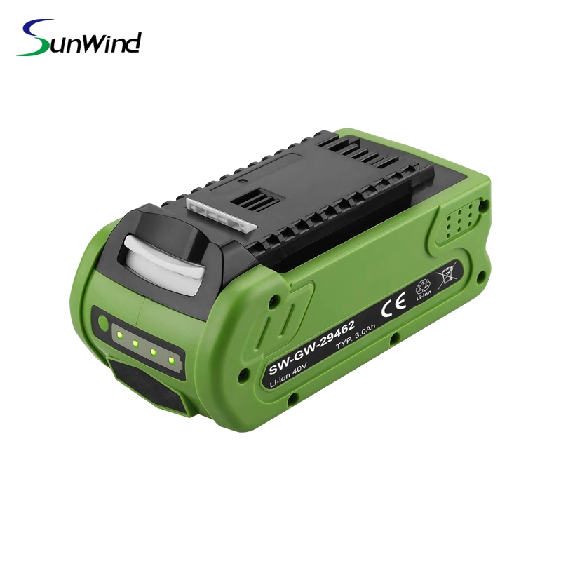 40V 3ah 6ah Replacement Lithium Battery Cordless Power Tool Greenworks 29462