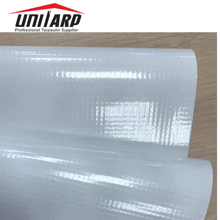 PVC Tarp Factory White Blackout Fabrics PVC Coated Tarpaulin Sheet Shelter Awning Tent Tarp