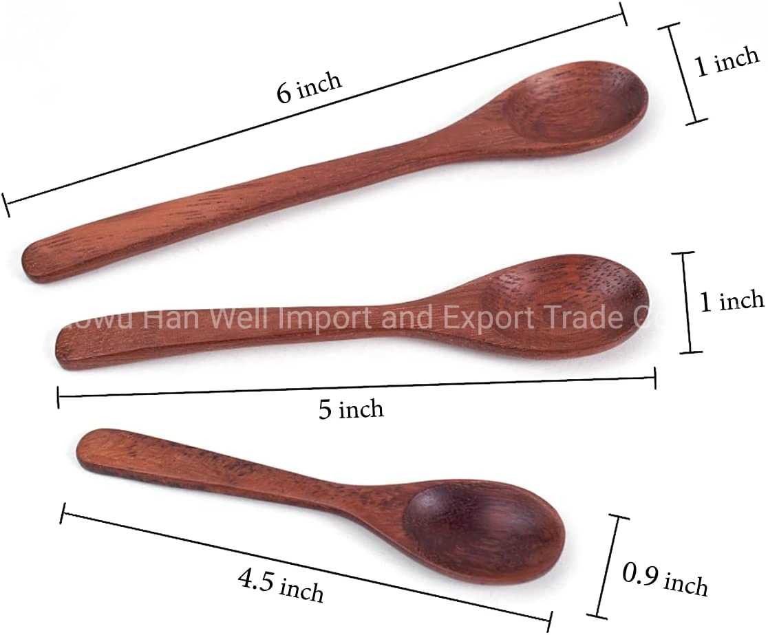 Salsa and Salad Serving Wood Kitchen Tableware Set