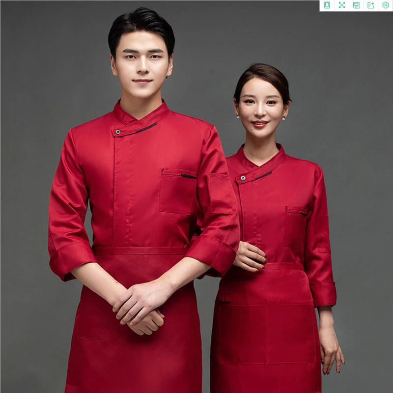 El hotel más nuevo de fábrica China de diseño de Uniformes Ropa de trabajo del personal de la marca de ropa unificado Restaurante