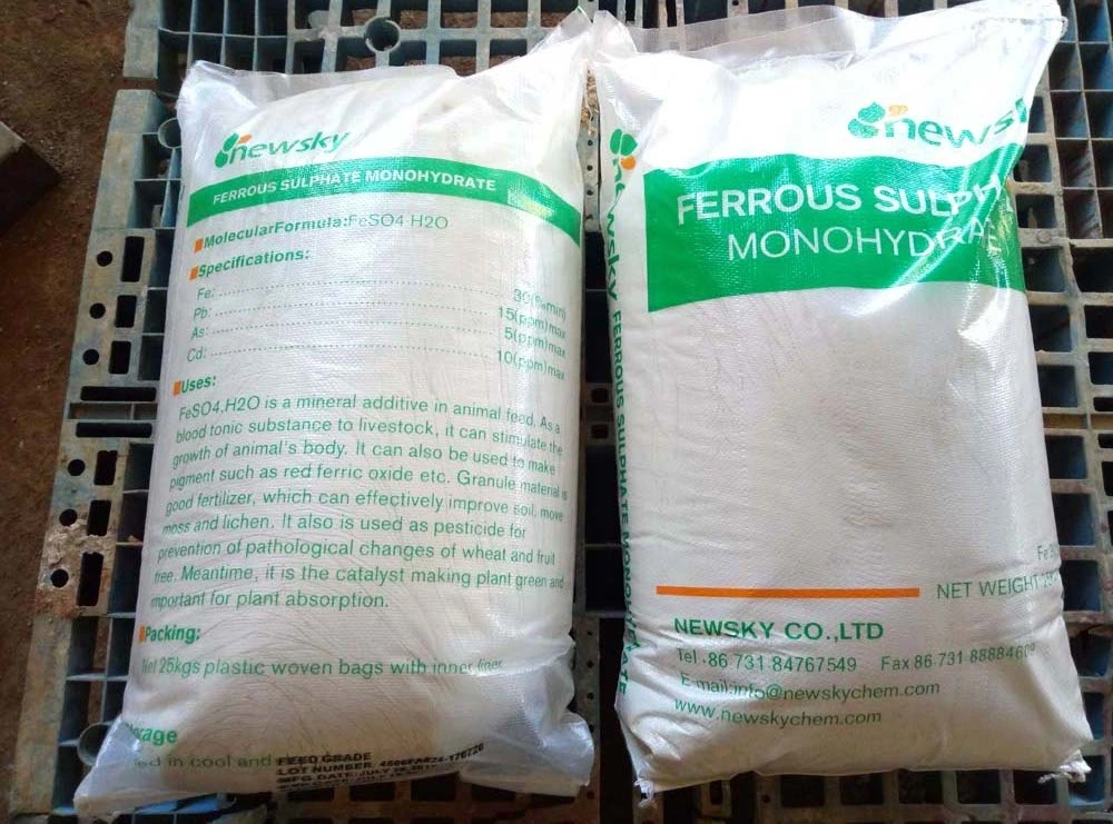 Animal Nutrion Feed Additive Feed Grade FeSO4 Ferrous Sulphate Monohydrate