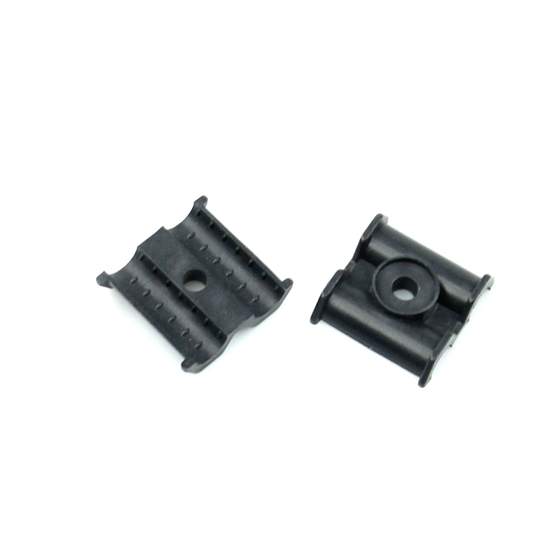 Black UV Resistant Superflex Cable 2-Run Fiber Hanger Block