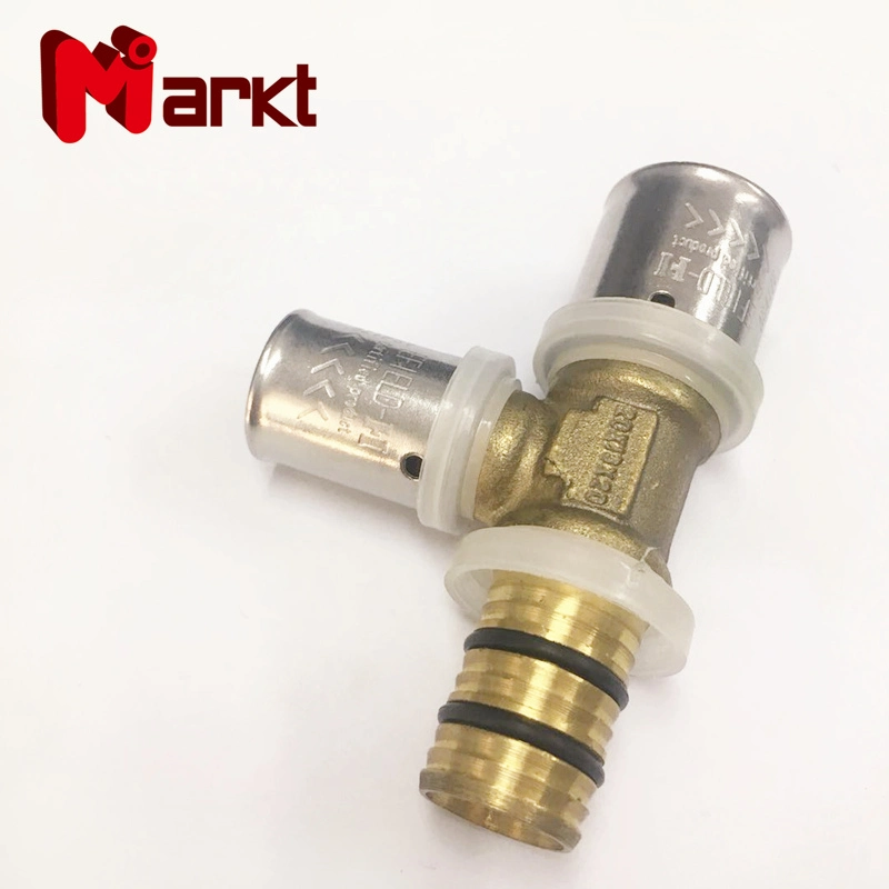 Nickel Plat Brass Press Fitting with Aenor Certificate Cw617n Brass