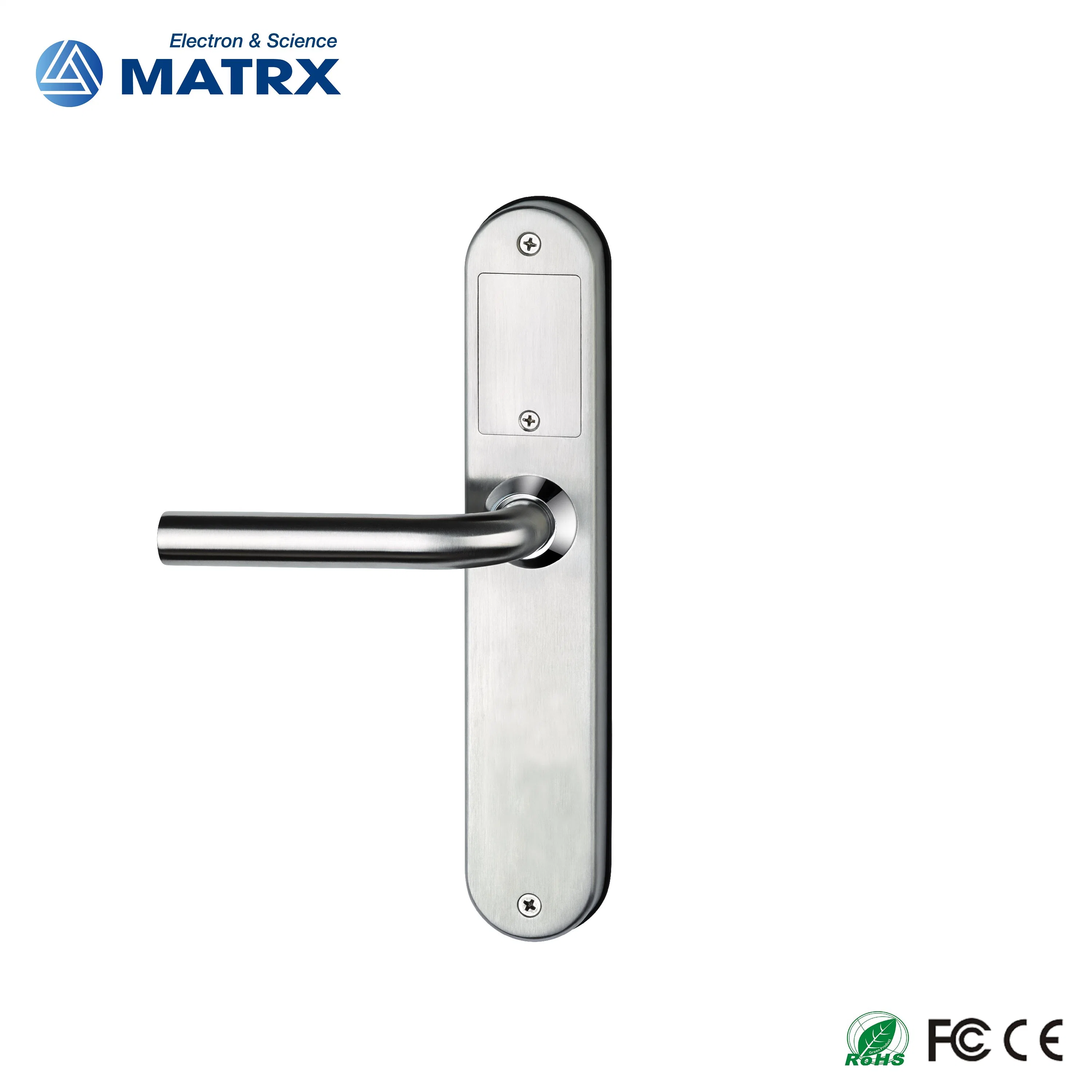 304#Stainless Steel Door Lock Hotel Security Smart RFID Card Door Lock