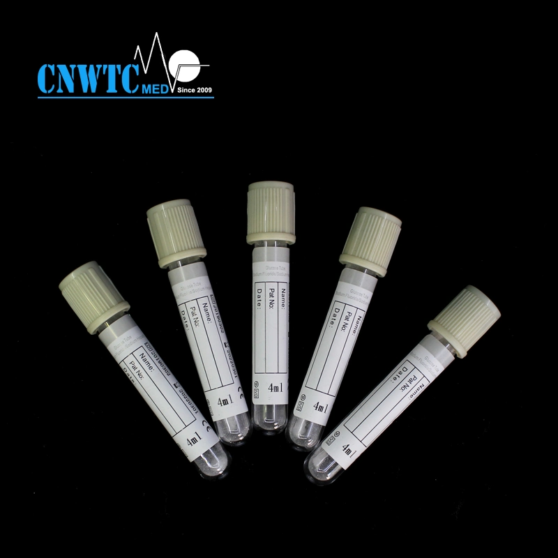 Sodium Fluoride Oxalate Glucose Grey Cap Vacuum Blood Collection Tube