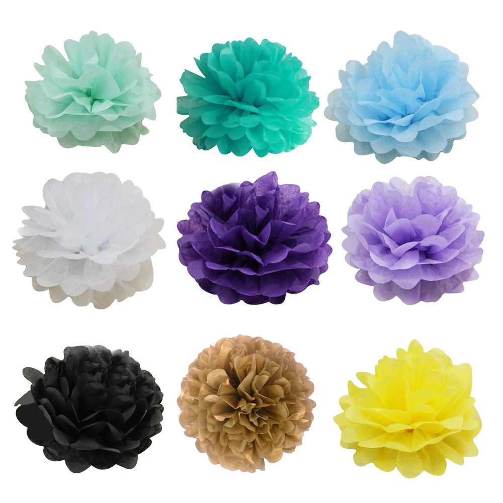 10" Wedding Birthday Party Shopping Mall Decorative Paper Flower Ball Handmade Flower