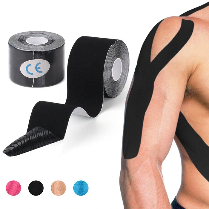 Kinesiology Athletic Sports Tape impermeable para hombro de rodilla y músculo Prevención de lesiones