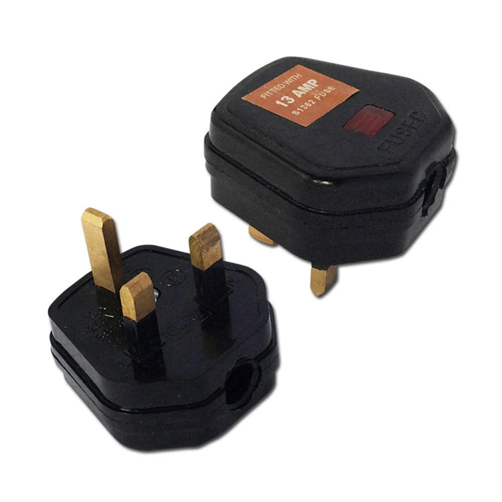 13A 250V Fuse Plug Bakelite Material Electric Plug (P313B)