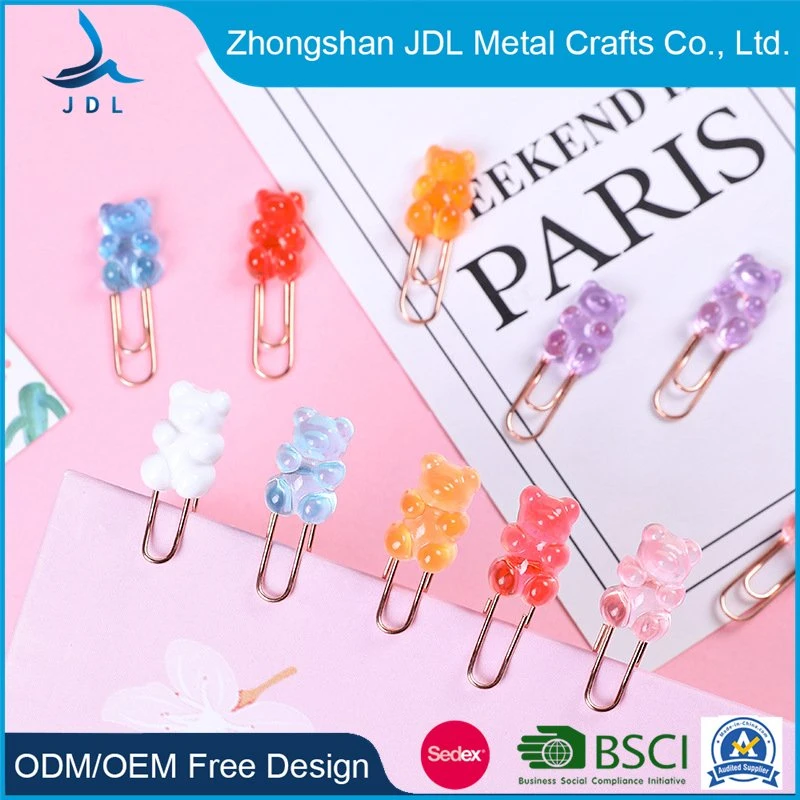 OEM Design Creative papier promotionnel clip 3D PVC souple Signet