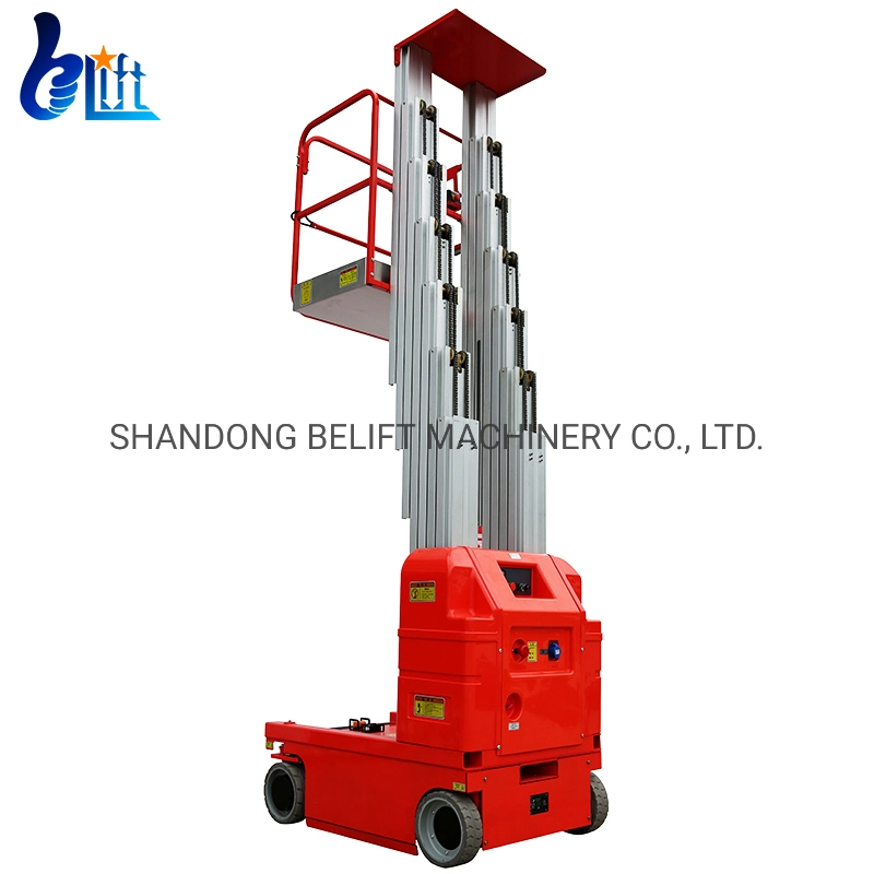 Hydraulic Self Propelled Aluminum Man Lift Building Construction Equipment