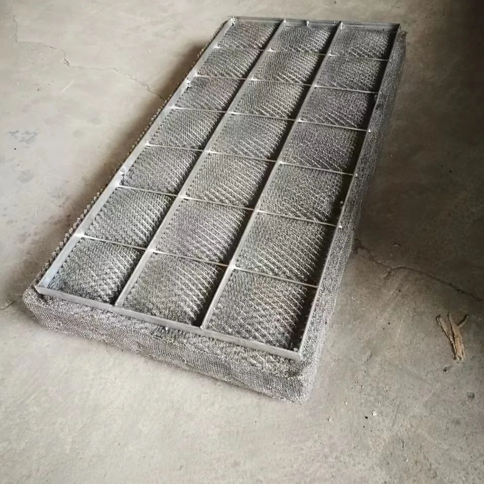 304 Stainless Steel Wire Mesh Air Demister Filter Mesh Pad