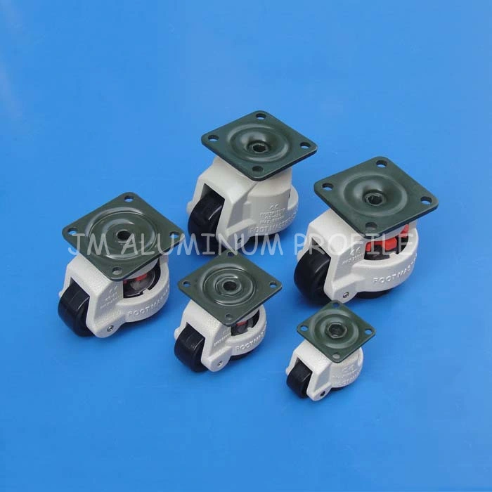 Aluminum Support Gd-40f Footmaster Caster Wheels for Aluminum Profile Products