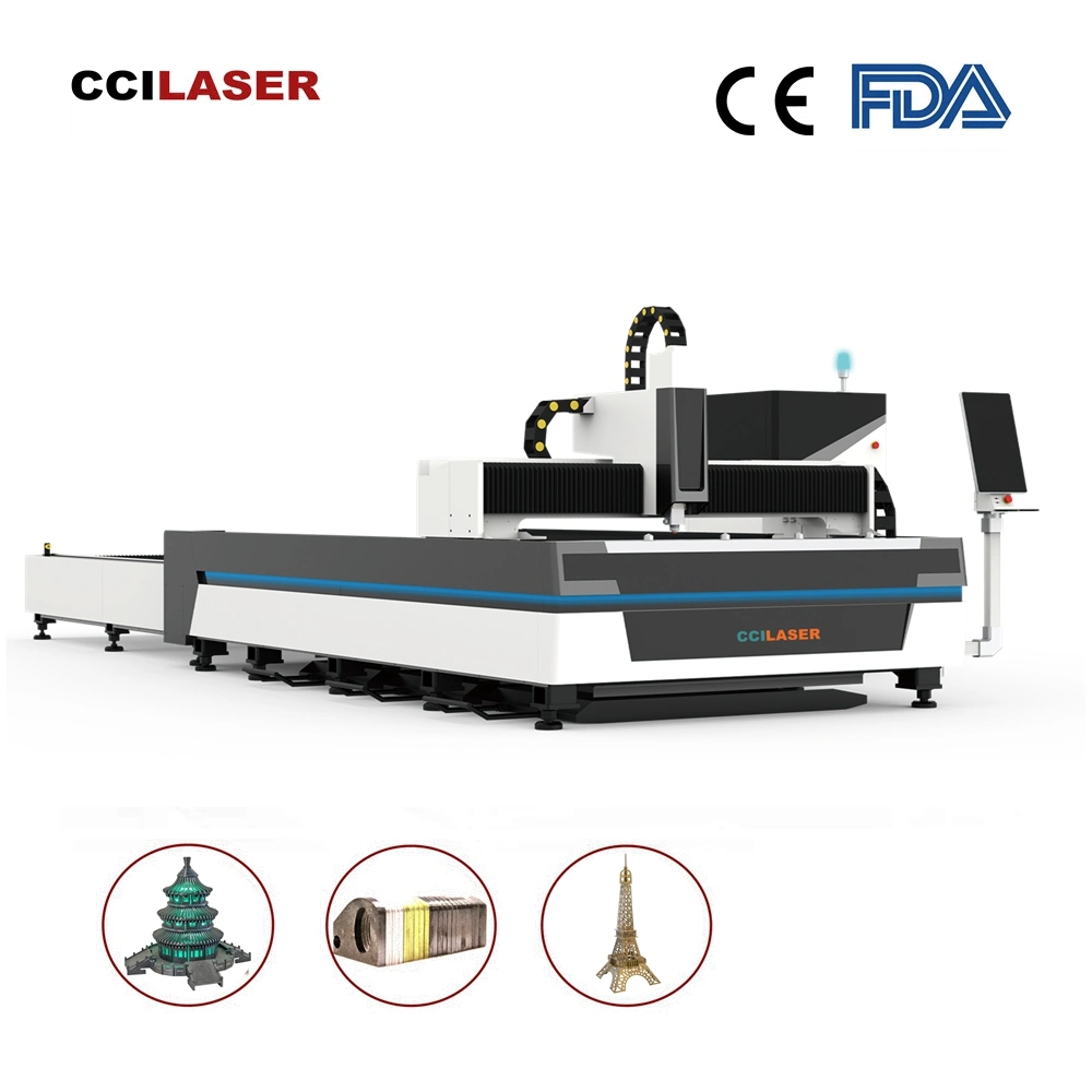 Máquina de corte láser CNC 1000W 2000W 3000W equipo láser de metal de hierro acero Aluminio Cobre