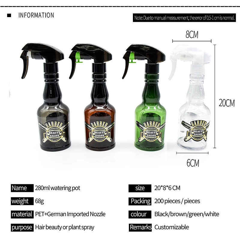 Venta caliente Salon Especial Cuidado del pelo botella de aerosol Super fina Aerosol 280ml