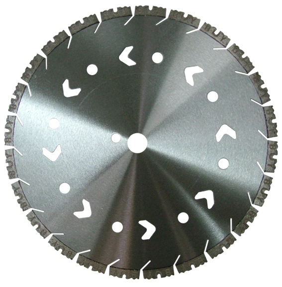 China OEM Special Design Diamond Circular Saw Blade Dry Cutting Tool with Holes Diamond Saw Blades