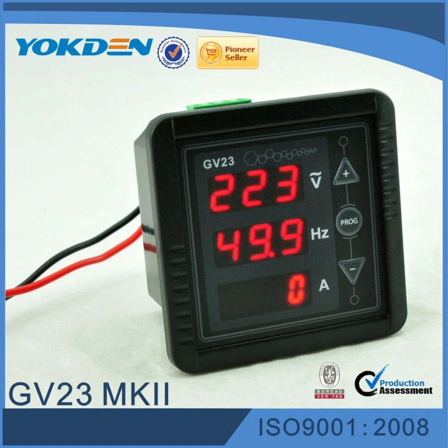 Gv23 Tableau de bord numérique Ampèremètre numérique à compteur