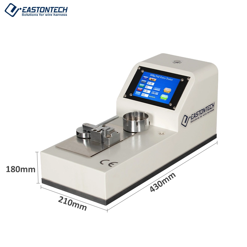 قوة السحب الأفقية اليدوية تقف معدات الاختبار لتوصيلات الأسلاك جهاز اختبار شد طرف التوصيل