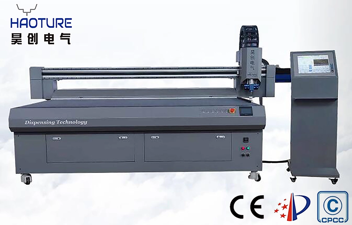 PU-Schaumstoffleimstreifen-Dichtungsvorrichtung mit Schaum des Haoture-Systems Maschine Schaummaschine Maschine