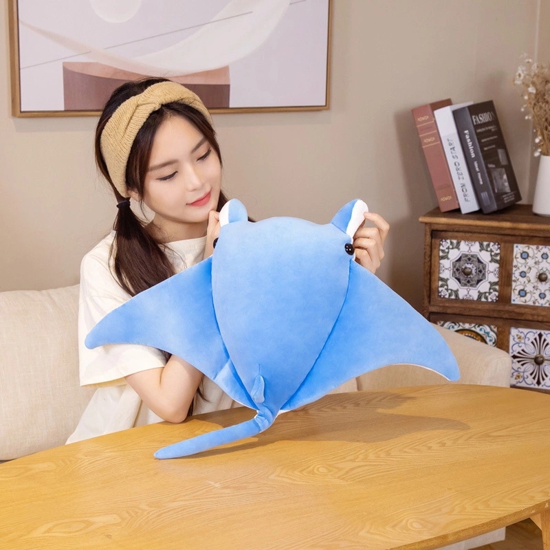 Comercio al por mayor nuevo diseño de Manta Ray Muñeca de felpa de animales marinos Peces Plushies Diablo