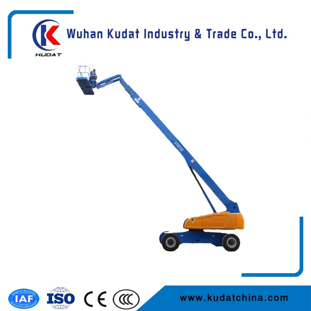 58m Hydraulic Telescopic Boom Lift for High Building Working