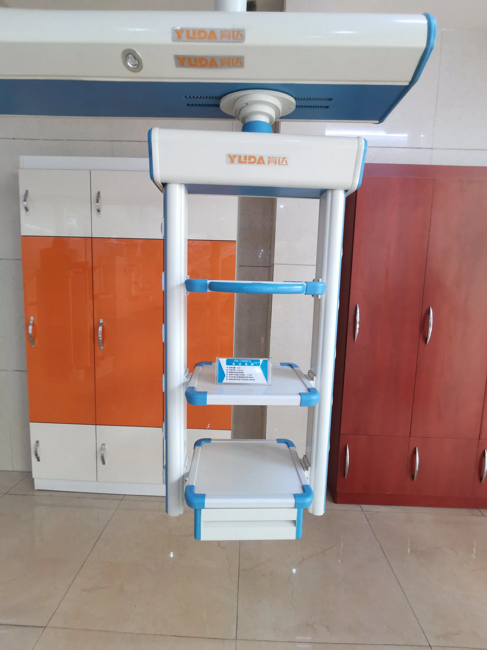 Medical Rotary Ceiling Double-Arm Electric Medical Pendant Twin Arm Alert System Medical Supply Hospital Device