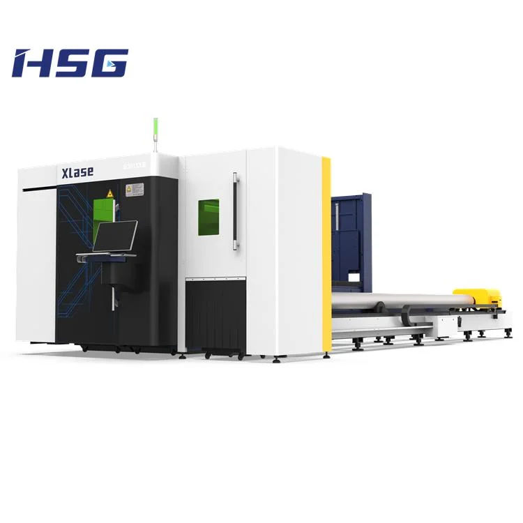 6000W Dual-Function Laser Cutting Machine for Plate and Pipe Metals Hsg Laser