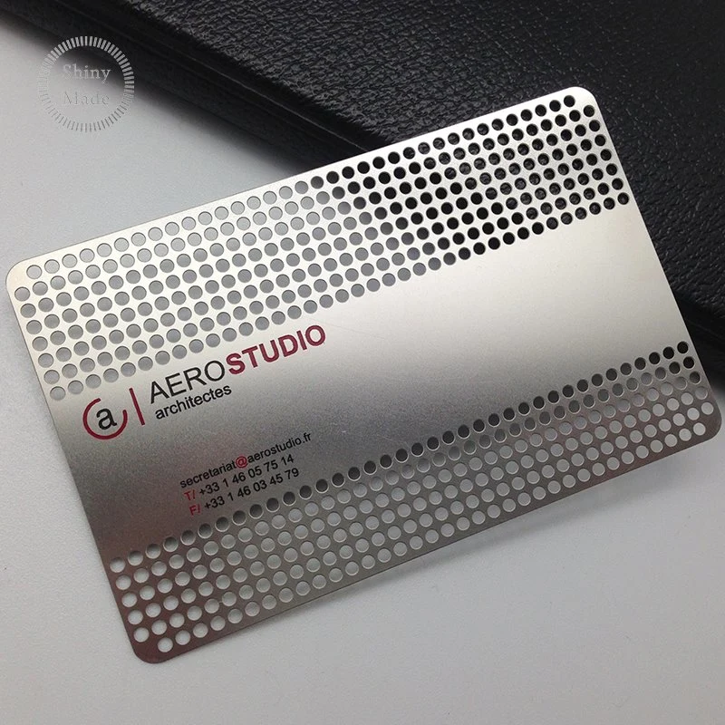 OEM Custom Stainless Steel Aluminum Metal Business Name Card