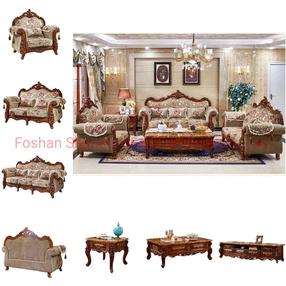 Foshan Mayorista/Proveedor de hogar fábrica de muebles salón sofá de tela en color muebles opcionales y sofá cama asiento