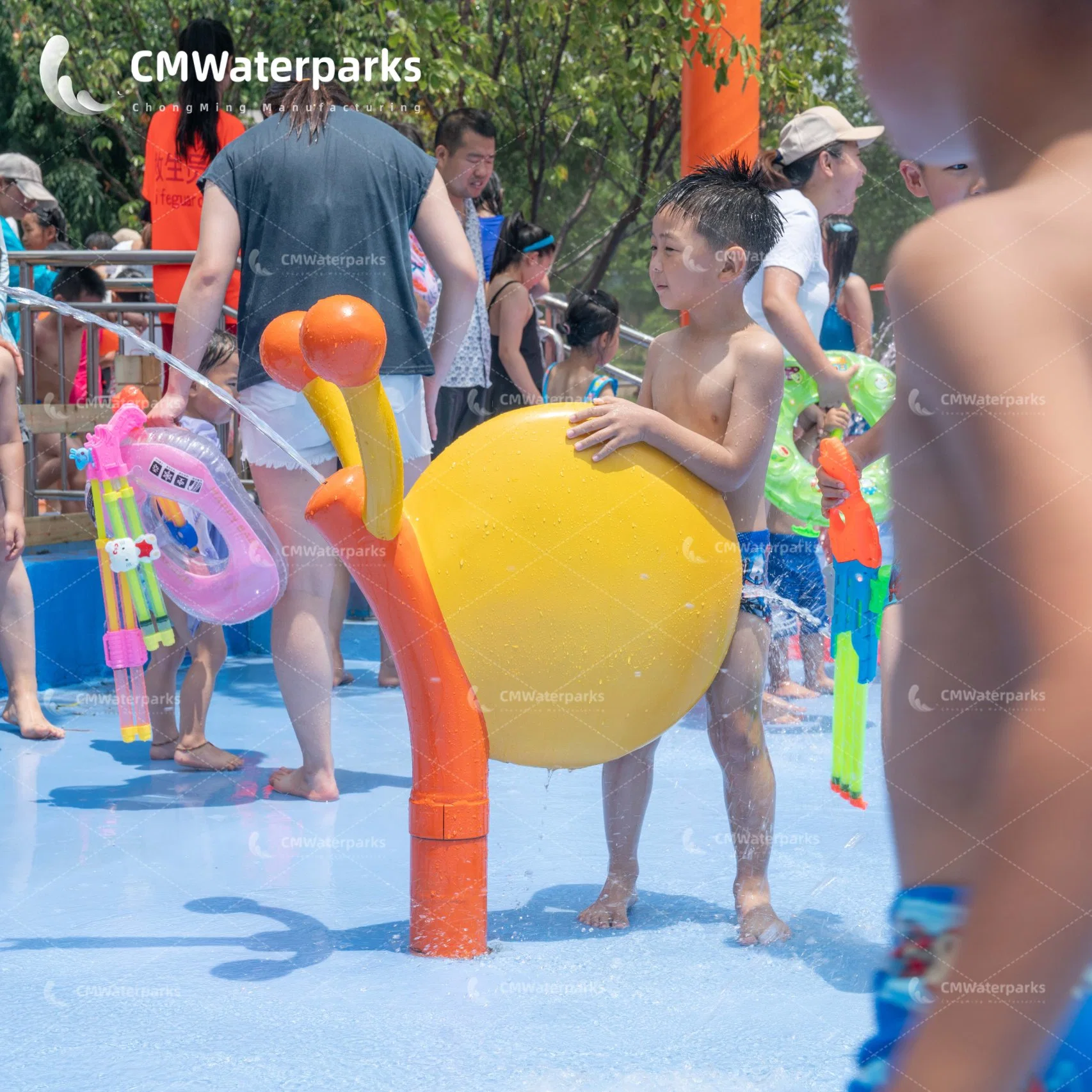 Factory Price Splash Pad Equipment Water Park Toys Frog