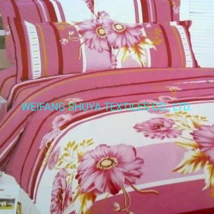 Cheap Printed Polyester Fabric for Bed Sheets, Bedding Sets, Bed Sheets