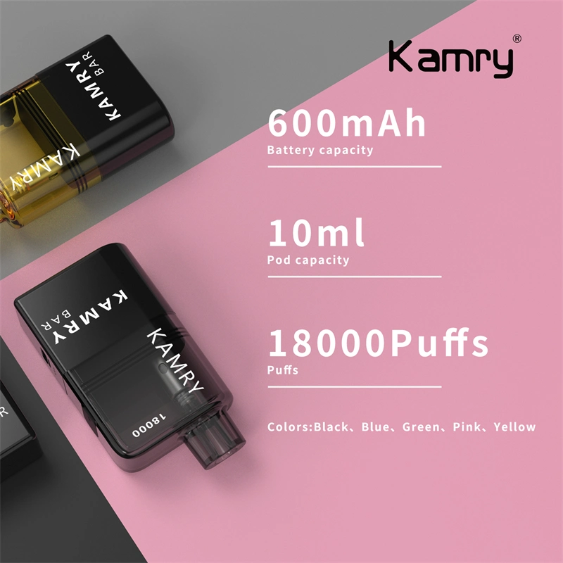 Kamry Bar 18000puff Wholesale/Supplier Big Puff Electric Cigarette Rechargeable Cheap Wape