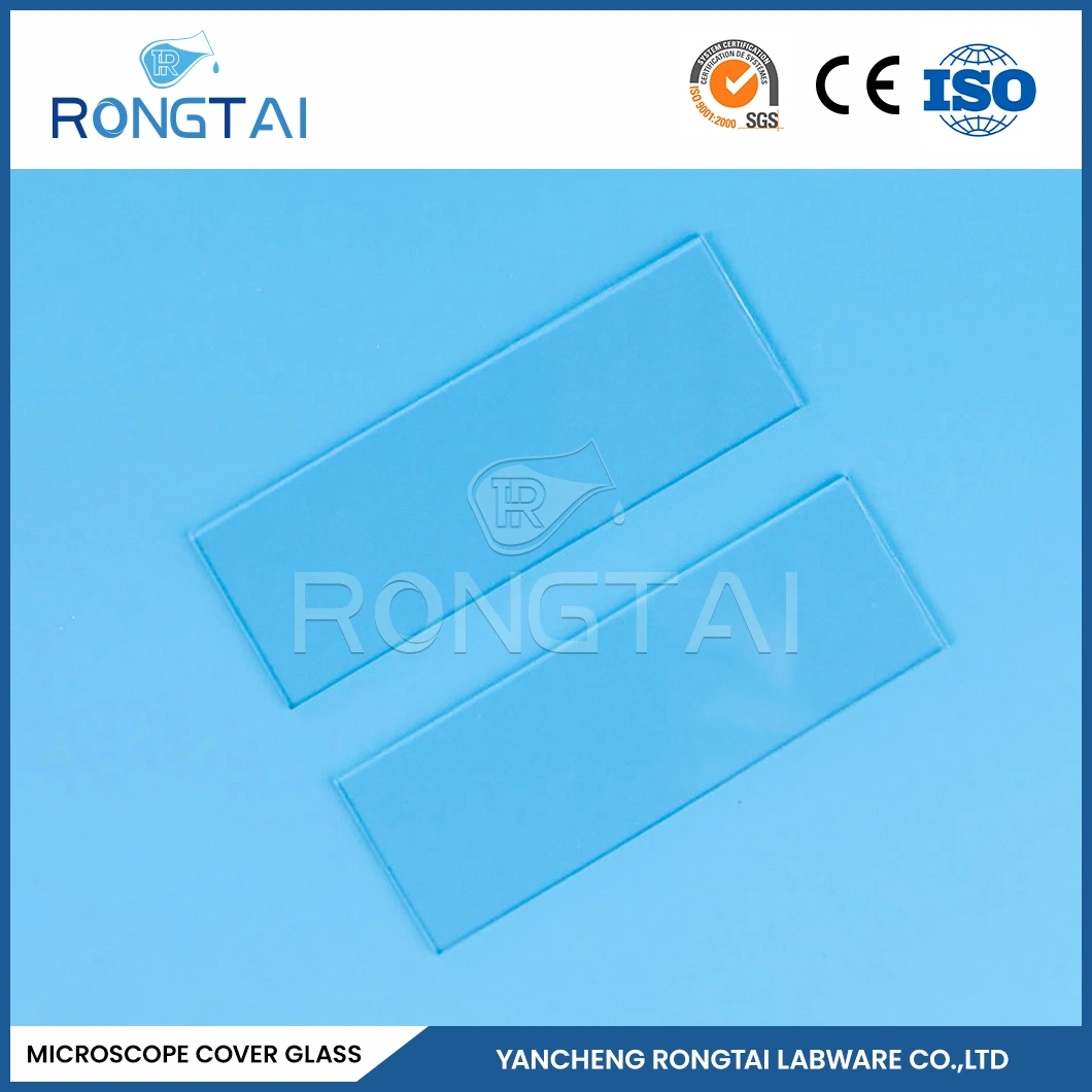 Rongtai plástico Microscope cubreobjetos Fabricantes Microscope Slide Frosted China 7101 7102 7105 7107 7109 portaobjetos de microscopio mini