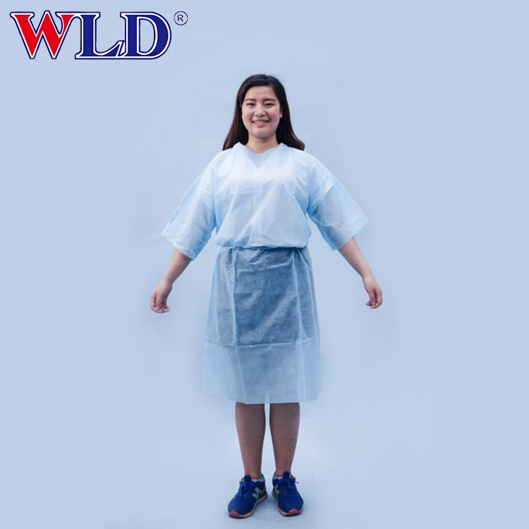 2021 Classic Short Sleeve Hospital Clothing Patient Gown