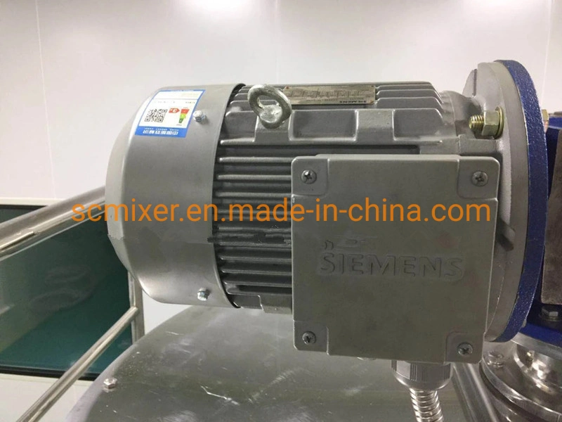 Inclinable 300L Vacuum Emulsifying Machine with Upper Homogenizer