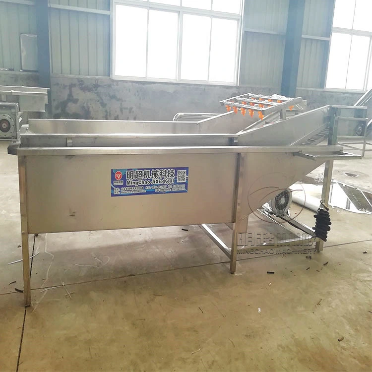 Fully Automatic Industrial Water High Pressure Saving Vegetable and Pepper Cleaning Machine