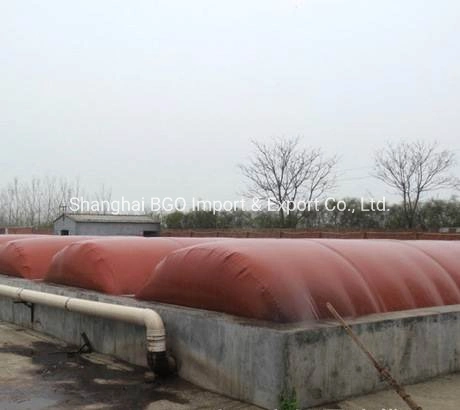 1000 toneladas de tanque de gas de metano de barro rojo impermeable